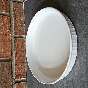 Corningware French White quiche dish F-3-B